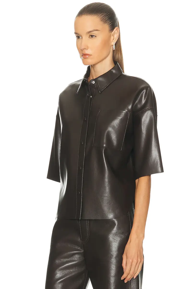 Citizens of Humanity Frances Cropped Cape Button Up | Thumbnail 2