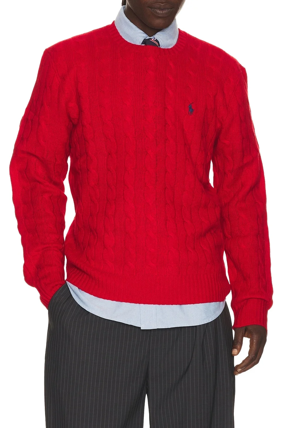 Cable-Knit Wool-Cashmere Sweater