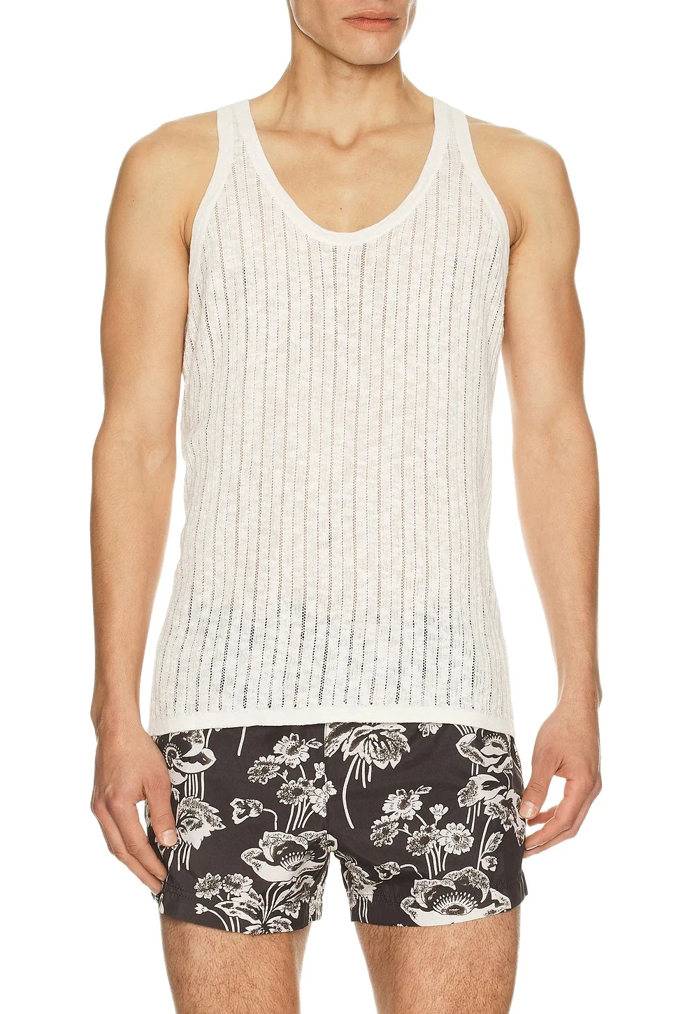 Commas Pointelle Knit Tank