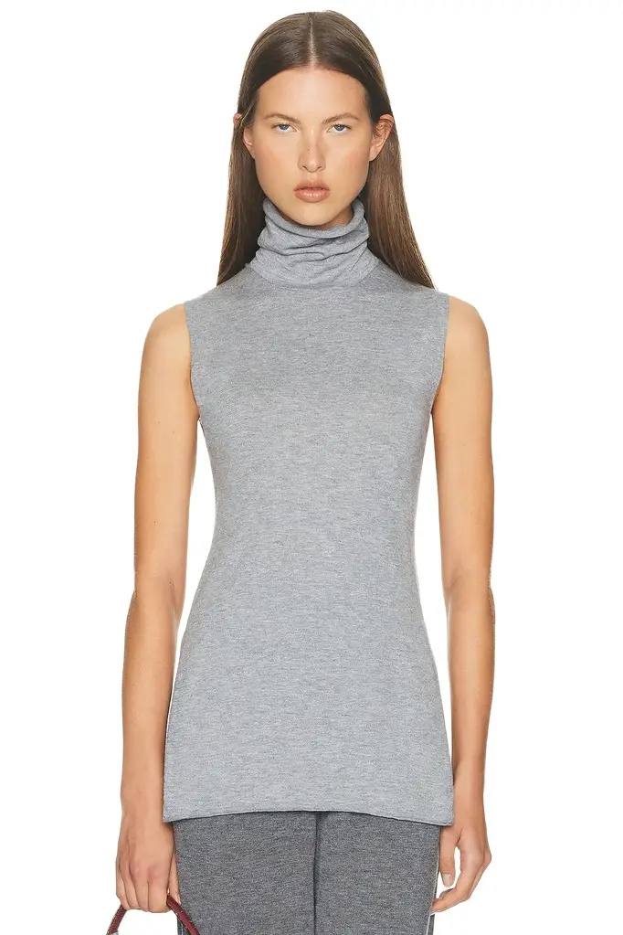 Helsa Kerstin Sleeveless Turtleneck