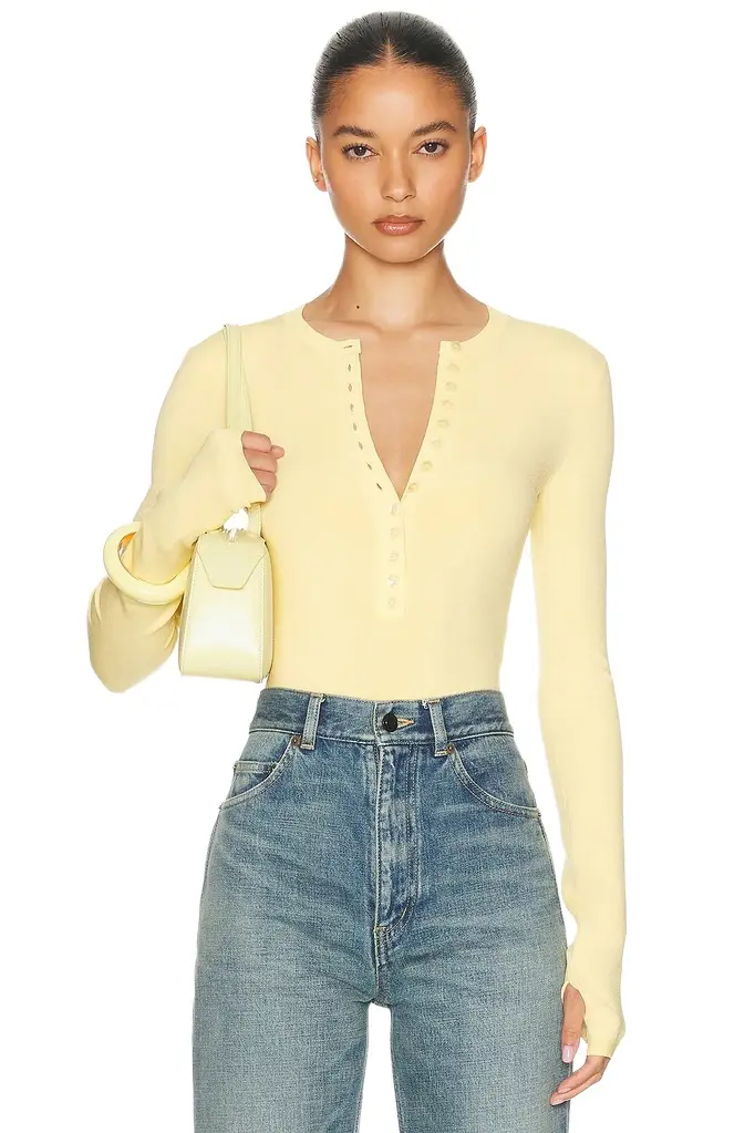 Helsa Bronya Knit Bodysuit | Image 1 Helsa Bronya Knit Bodysuit | Image 1