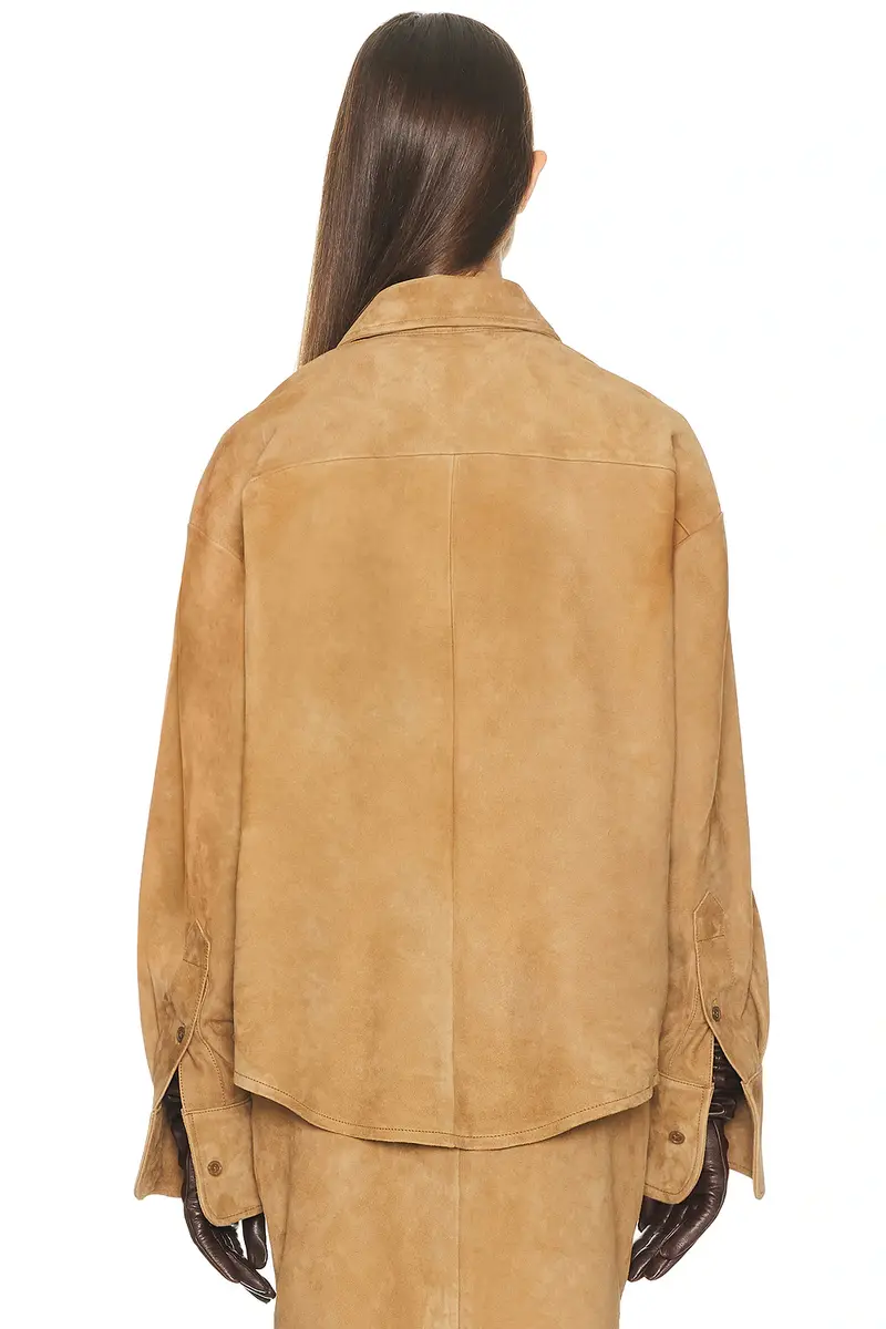 Helsa Suede Overshirt | Thumbnail 4 Helsa Suede Overshirt | Thumbnail 4