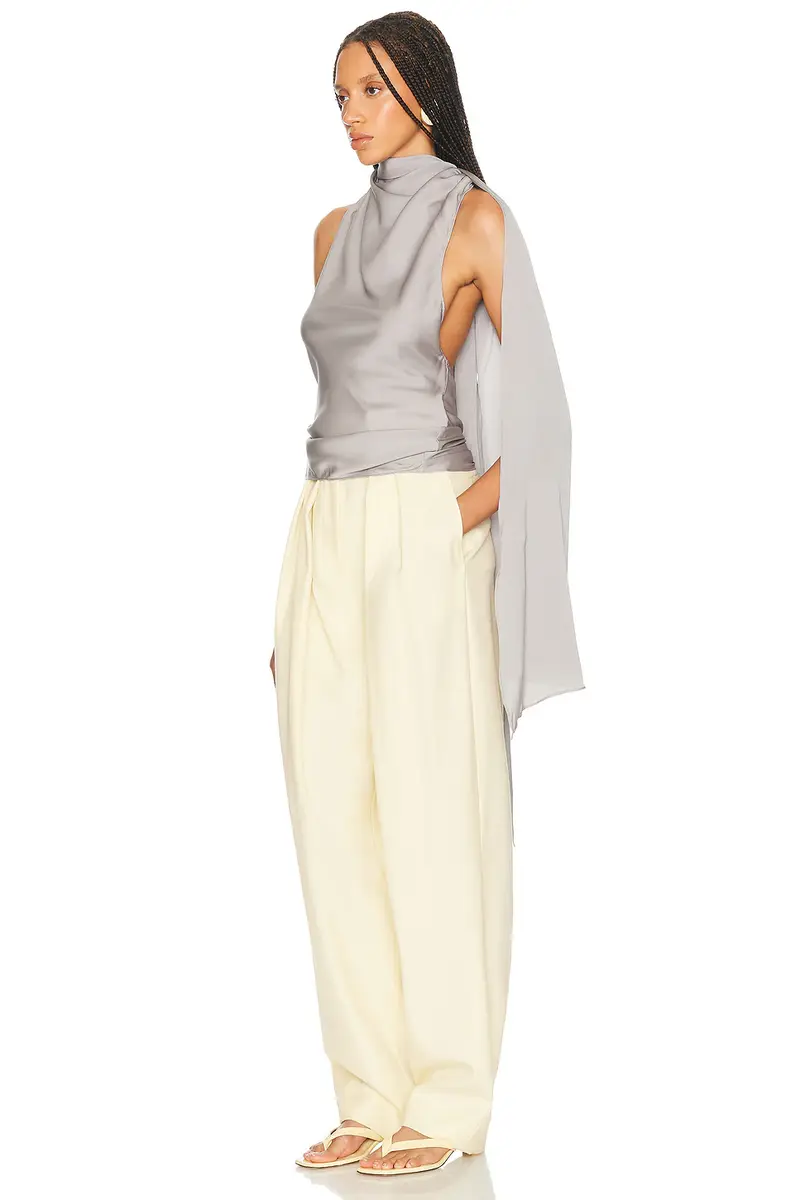 Helsa Natasha Silk Halter | Thumbnail 2 Helsa Natasha Silk Halter | Thumbnail 2