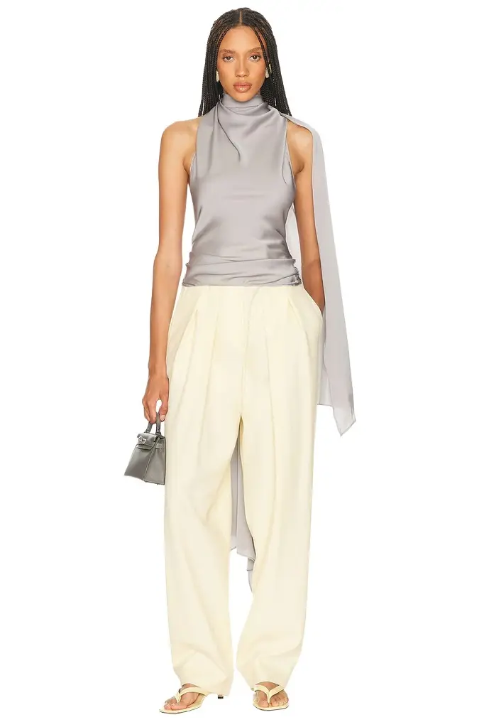 Helsa Natasha Silk Halter | Image 1 Helsa Natasha Silk Halter | Image 1