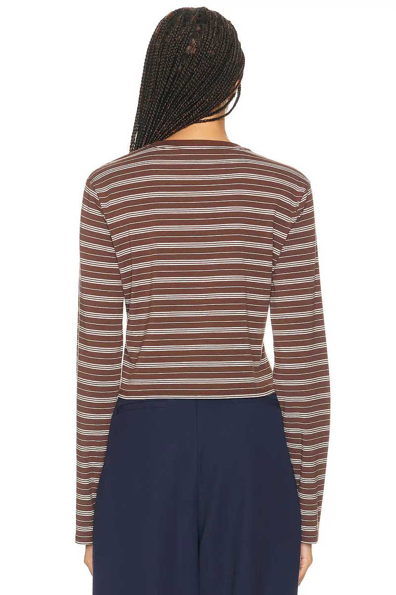 Helsa The Rib Long Sleeve Tee | Thumbnail 3