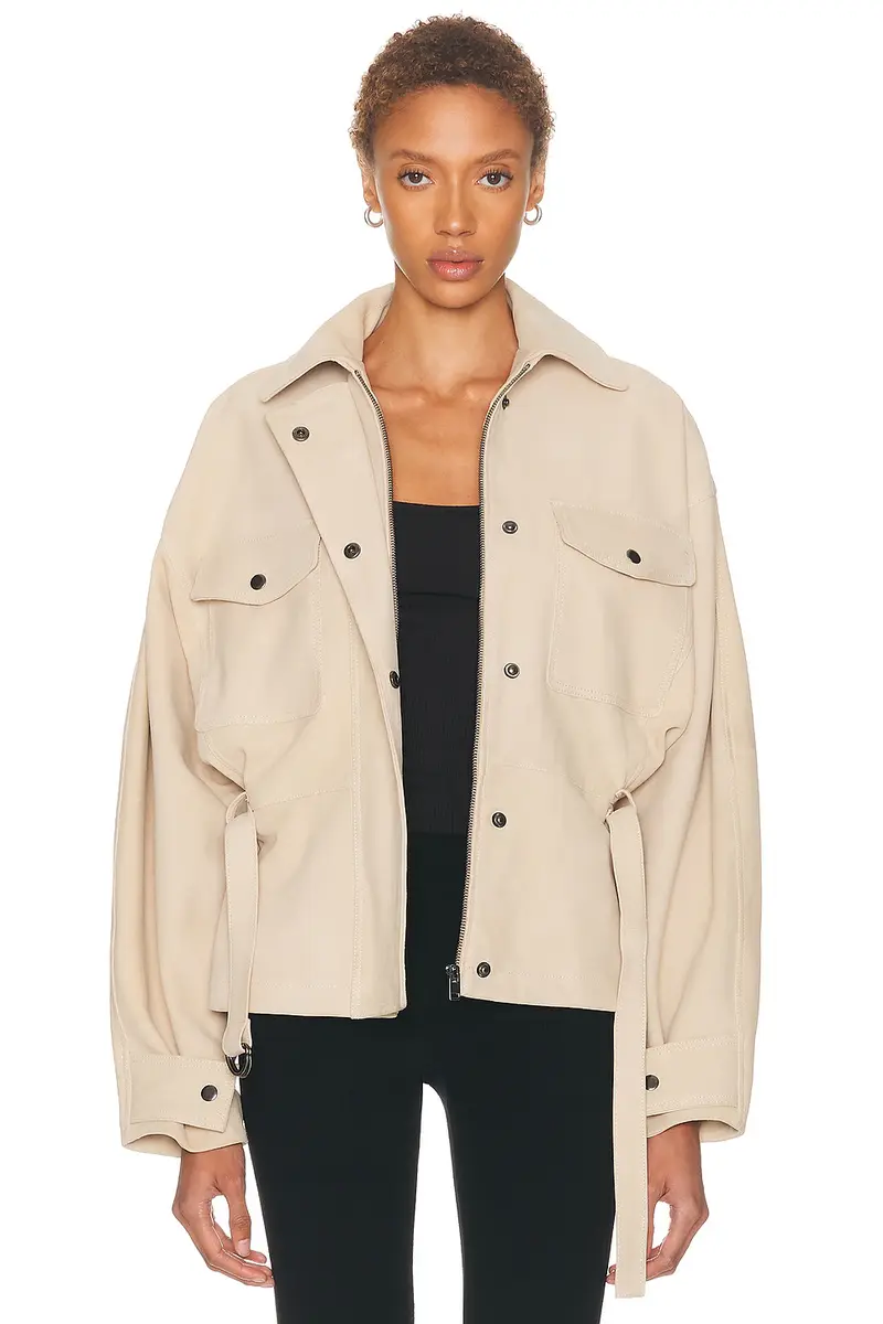 EAVES Lina Belted Jacket | Thumbnail 2 EAVES Lina Belted Jacket | Thumbnail 2