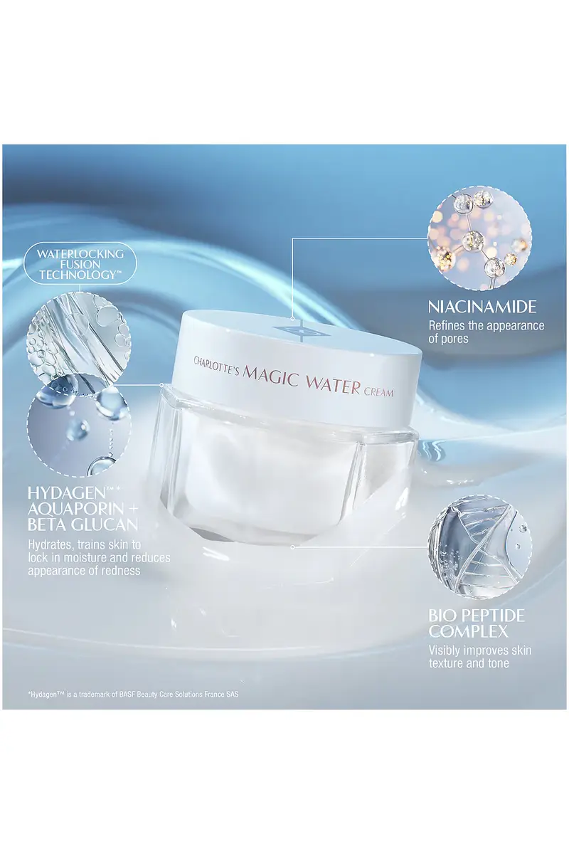 Charlotte Tilbury Charlotte's Magic Water Cream 30ml | Thumbnail 8 Charlotte Tilbury Charlotte's Magic Water Cream 30ml | Thumbnail 8