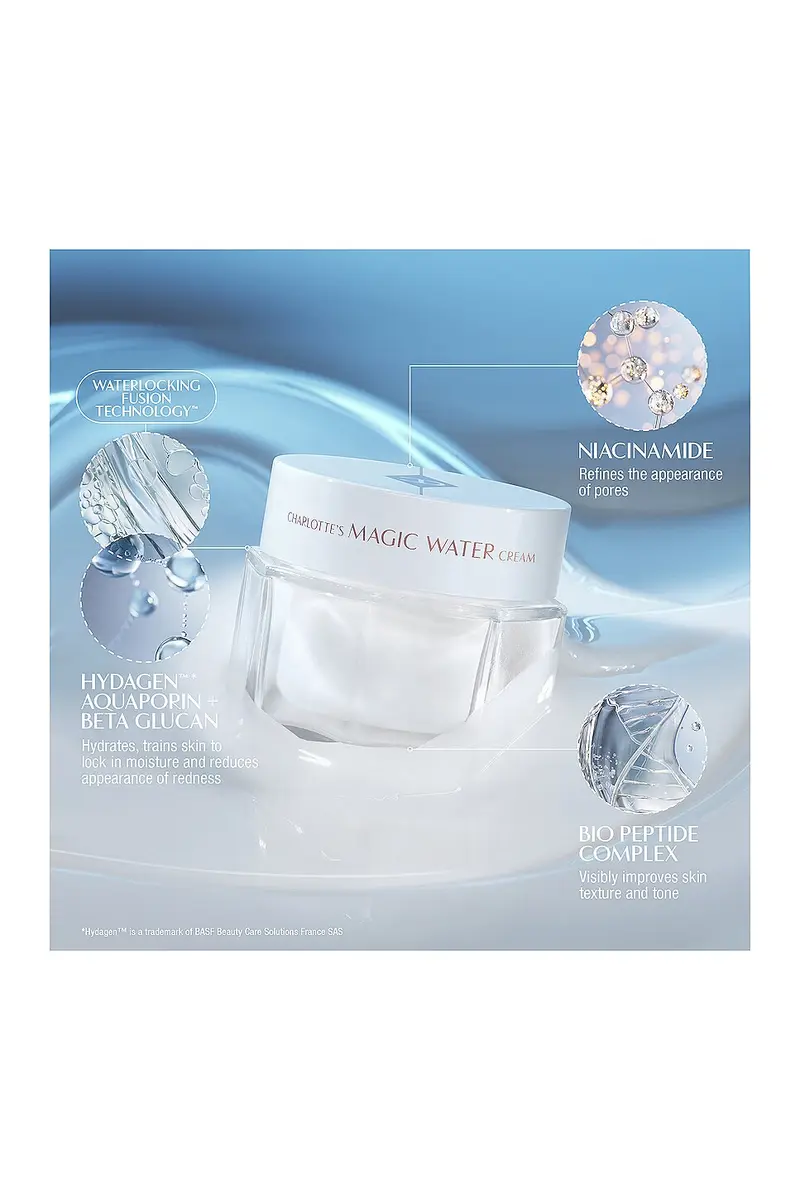 Charlotte Tilbury Charlotte's Magic Water Cream 50ml | Thumbnail 3 Charlotte Tilbury Charlotte's Magic Water Cream 50ml | Thumbnail 3