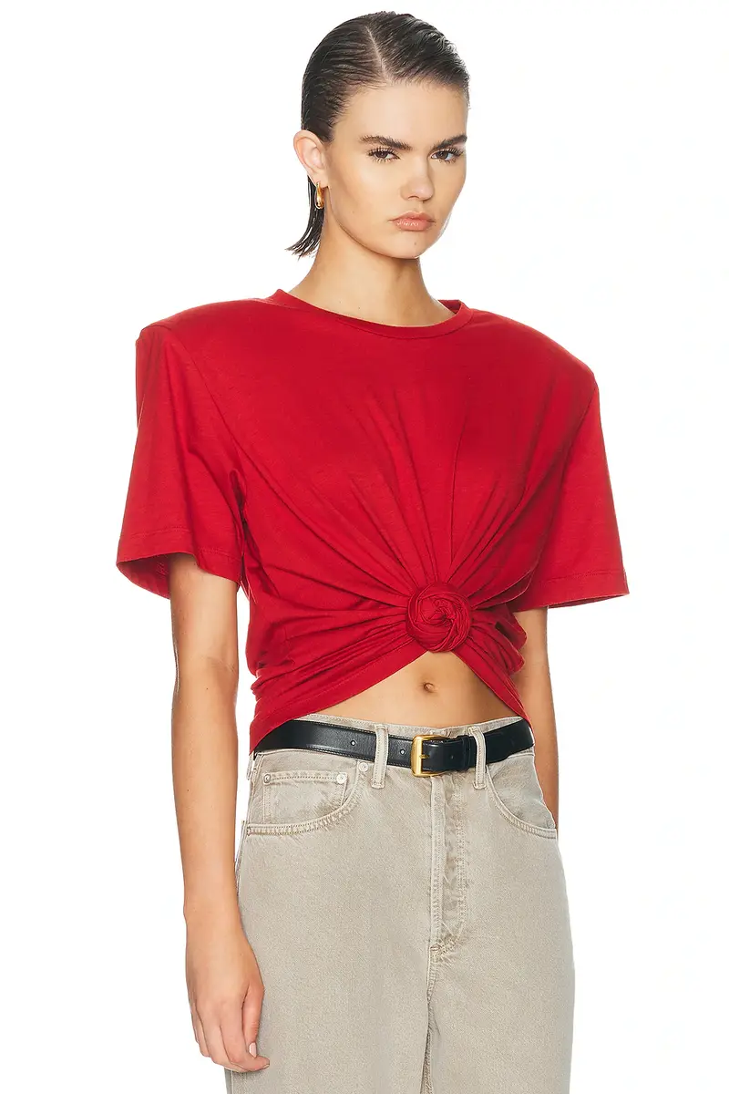 Magda Butrym Knot Front T-Shirt | Thumbnail 2