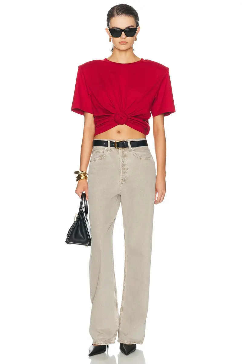 Magda Butrym Knot Front T-Shirt | Thumbnail 4