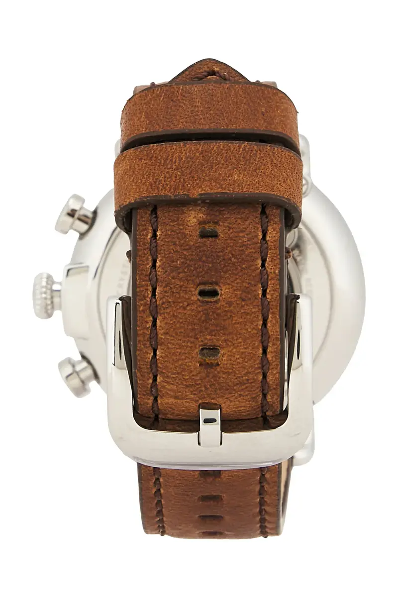 Shinola Runwell 2 Eye Chrono 41mm Watch British Tan Leather Strap | Thumbnail 2 Shinola Runwell 2 Eye Chrono 41mm Watch British Tan Leather Strap | Thumbnail 2