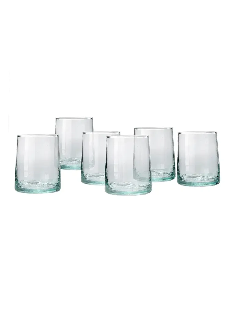 Verve Culture Short Moroccan Cone Glassware Set Of 6