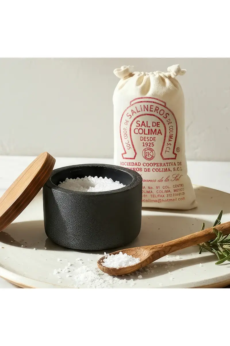 Verve Culture Colima Salt And Salt Cellar | Thumbnail 2 Verve Culture Colima Salt And Salt Cellar | Thumbnail 2