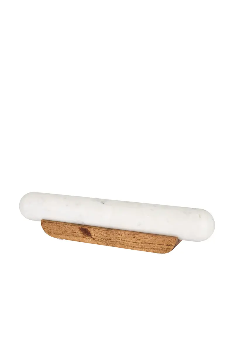 Verve Culture Marble Rolling Pin & Stand | Image 1 Verve Culture Marble Rolling Pin & Stand | Image 1