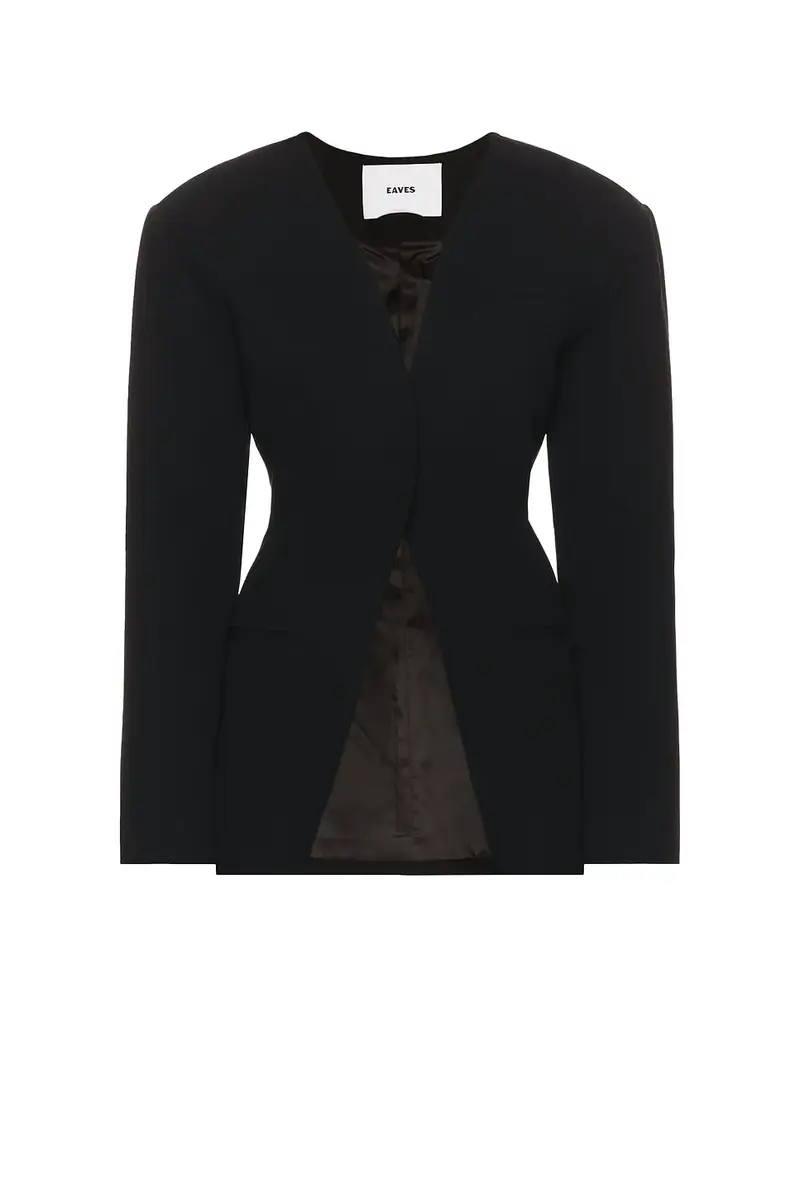 EAVES Unne Polished Crepe Blazer | Thumbnail 5 EAVES Unne Polished Crepe Blazer | Thumbnail 5