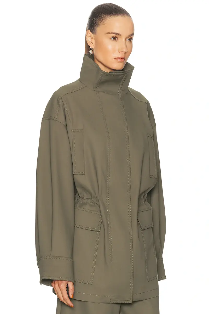 EAVES Mai Compact Suiting Parka Jacket | Thumbnail 3