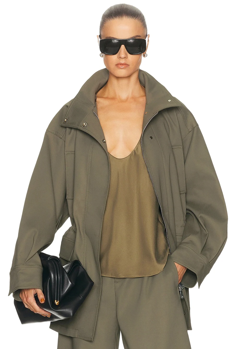 Mai Compact Suiting Parka Jacket Mai Compact Suiting Parka Jacket