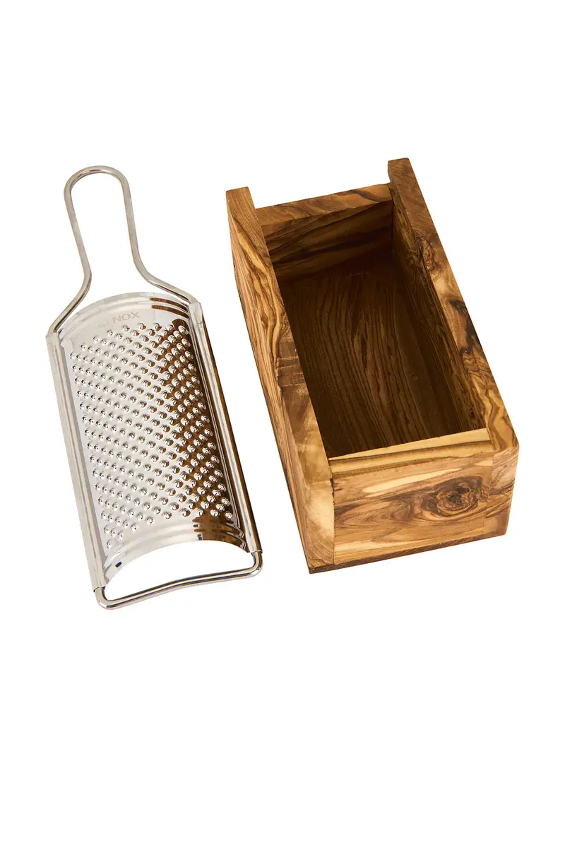 Verve Culture Olivewood Parmesan Cheese Box Grater | Thumbnail 2