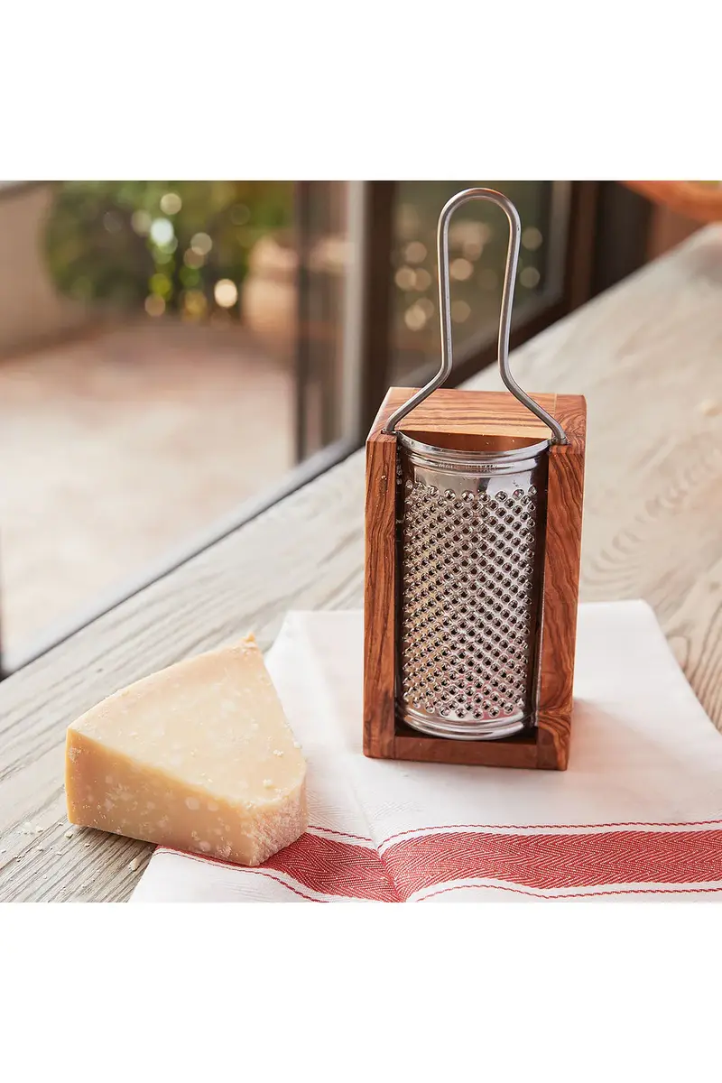 Verve Culture Olivewood Parmesan Cheese Box Grater | Thumbnail 3