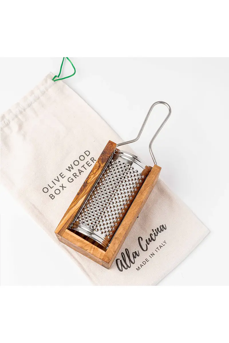 Verve Culture Olivewood Parmesan Cheese Box Grater | Thumbnail 7