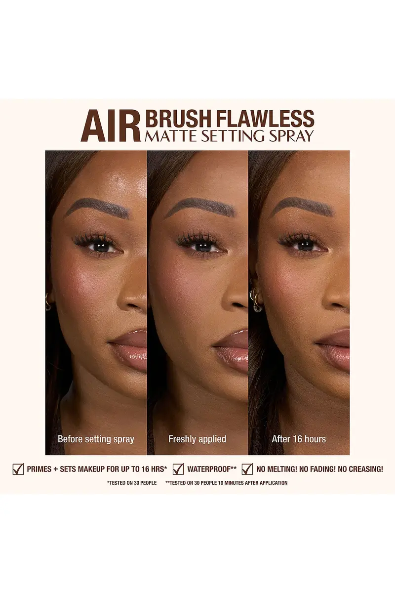Charlotte Tilbury Airbrush Flawless Setting Spray Matte Travel | Thumbnail 3 Charlotte Tilbury Airbrush Flawless Setting Spray Matte Travel | Thumbnail 3