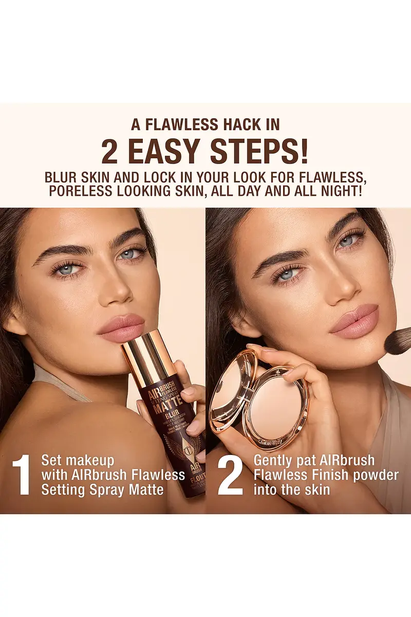 Charlotte Tilbury Airbrush Flawless Setting Spray Matte | Thumbnail 8 Charlotte Tilbury Airbrush Flawless Setting Spray Matte | Thumbnail 8