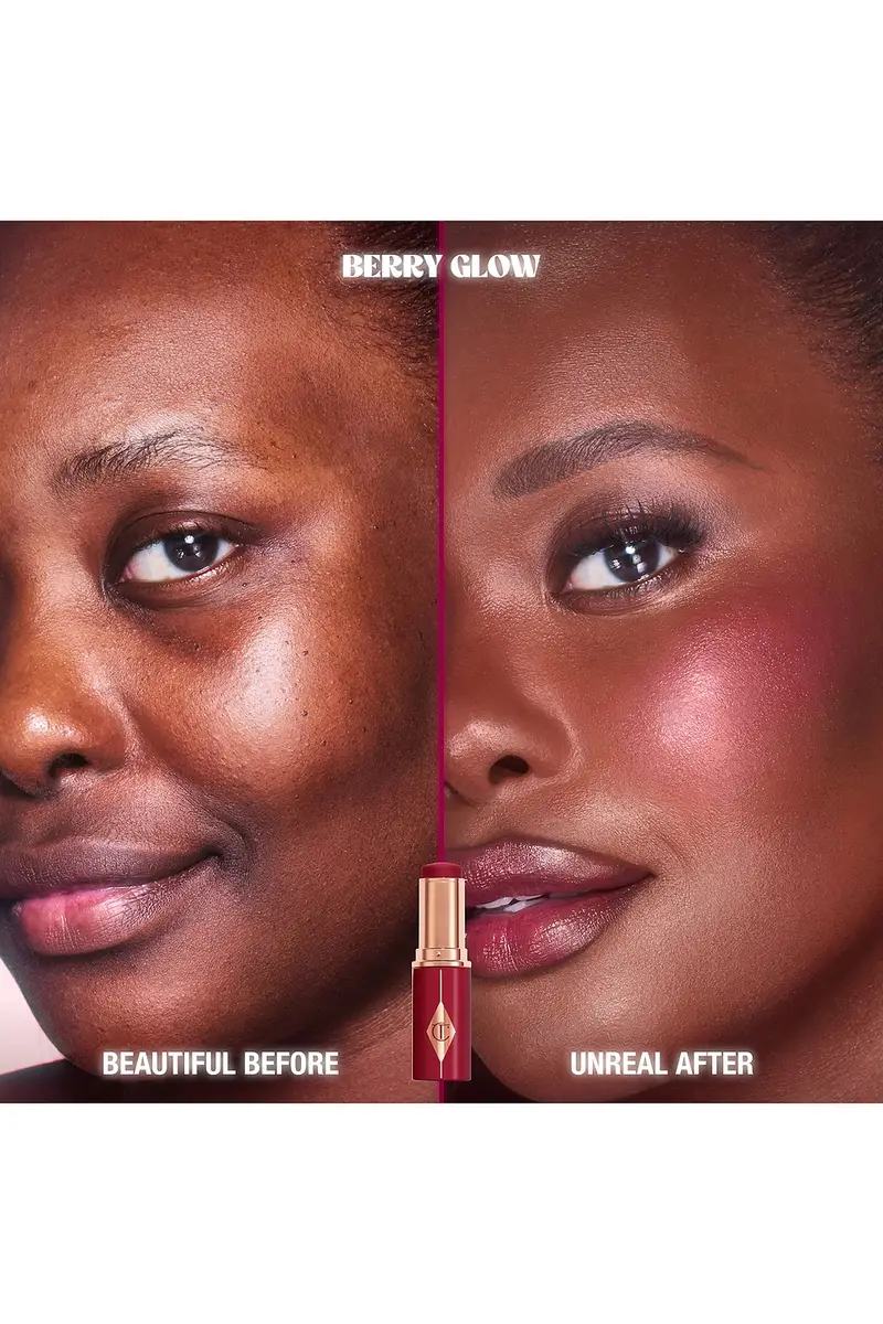 Charlotte Tilbury Unreal Lip + Cheek Glow Blush Stick with Hyaluronic Acid | Thumbnail 5 Charlotte Tilbury Unreal Lip + Cheek Glow Blush Stick with Hyaluronic Acid | Thumbnail 5