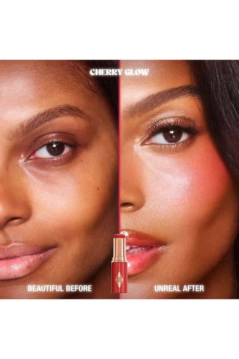 Charlotte Tilbury Unreal Lip + Cheek Glow Blush Stick with Hyaluronic Acid | Thumbnail 5 Charlotte Tilbury Unreal Lip + Cheek Glow Blush Stick with Hyaluronic Acid | Thumbnail 5
