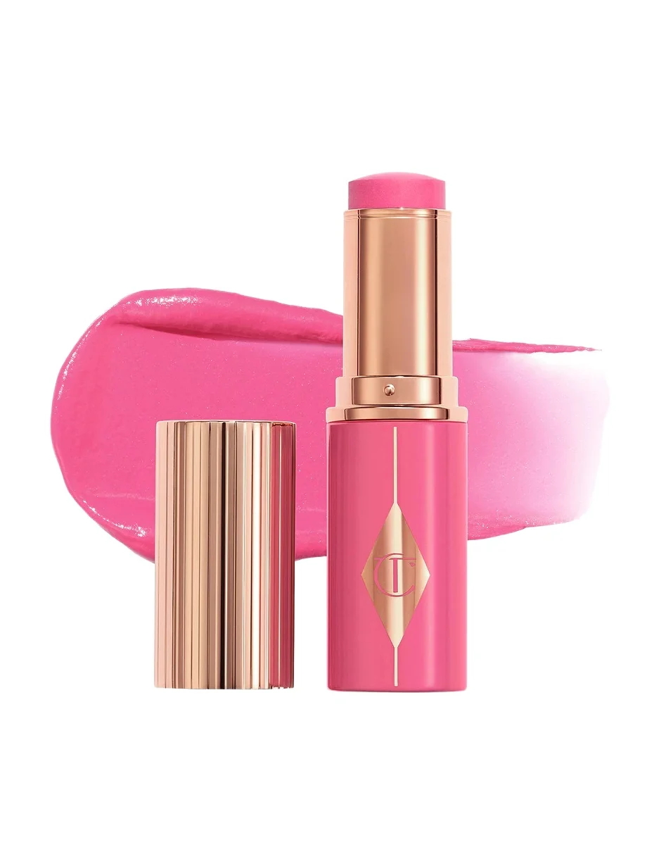 Charlotte Tilbury Unreal Lip + Cheek Glow Blush Stick with Hyaluronic Acid