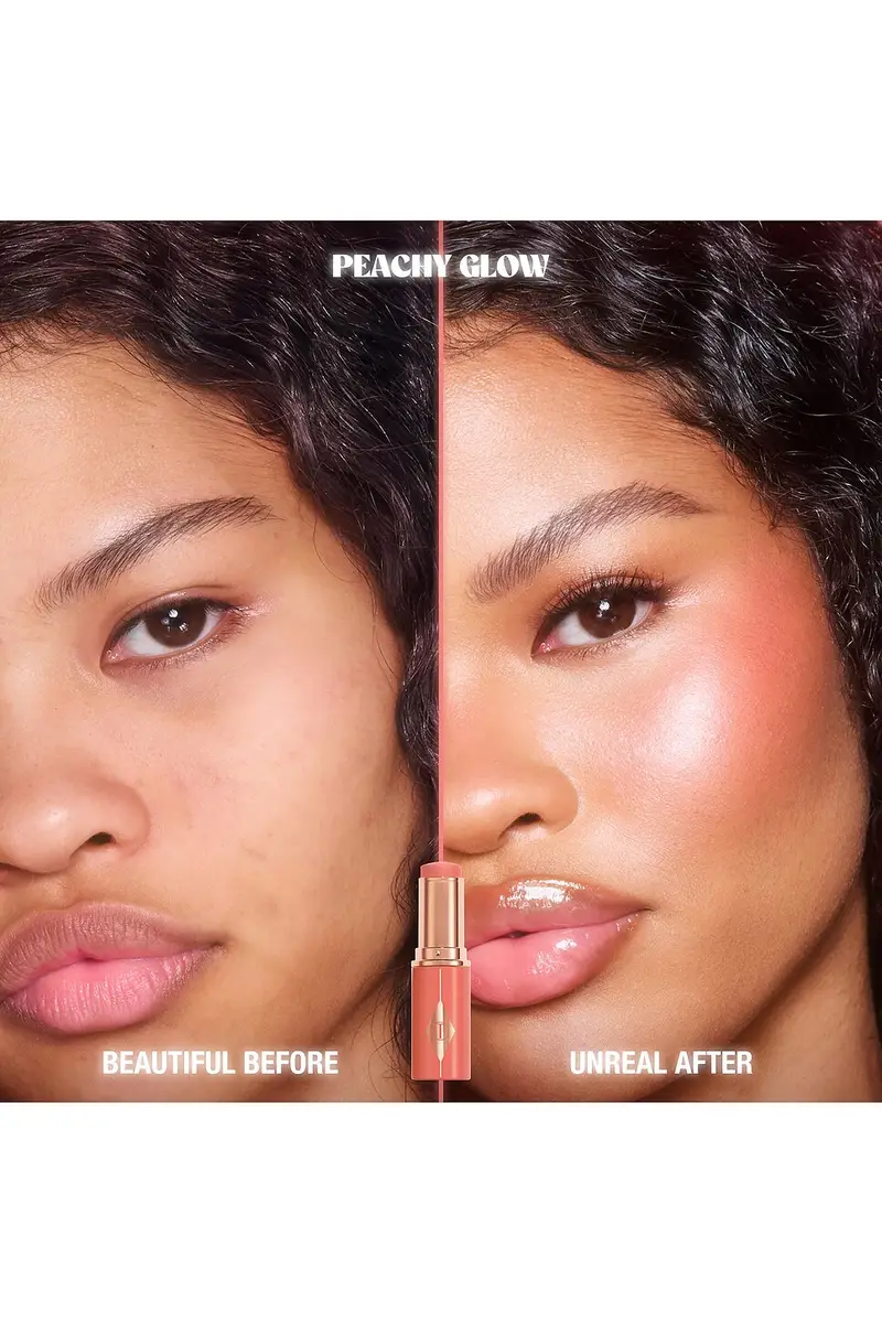 Charlotte Tilbury Unreal Lip + Cheek Glow Blush Stick with Hyaluronic Acid | Thumbnail 5 Charlotte Tilbury Unreal Lip + Cheek Glow Blush Stick with Hyaluronic Acid | Thumbnail 5
