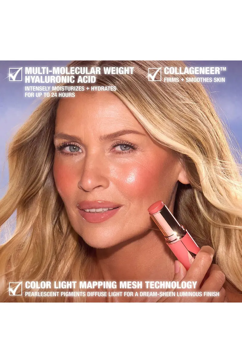 Charlotte Tilbury Unreal Lip + Cheek Glow Blush Stick with Hyaluronic Acid | Thumbnail 7 Charlotte Tilbury Unreal Lip + Cheek Glow Blush Stick with Hyaluronic Acid | Thumbnail 7