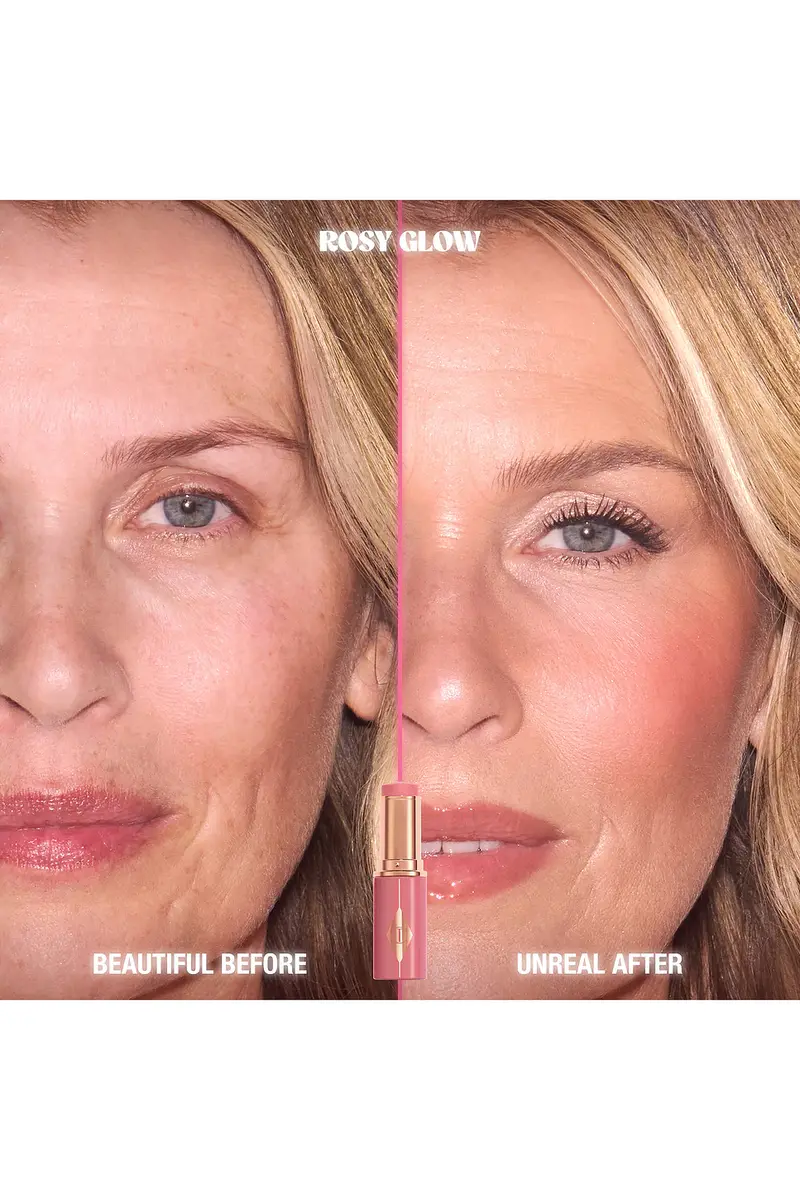 Charlotte Tilbury Unreal Lip + Cheek Glow Blush Stick with Hyaluronic Acid | Thumbnail 5 Charlotte Tilbury Unreal Lip + Cheek Glow Blush Stick with Hyaluronic Acid | Thumbnail 5