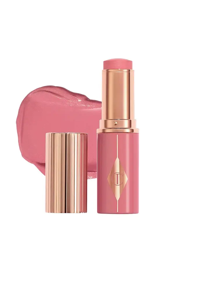 Charlotte Tilbury Unreal Lip + Cheek Glow Blush Stick with Hyaluronic Acid