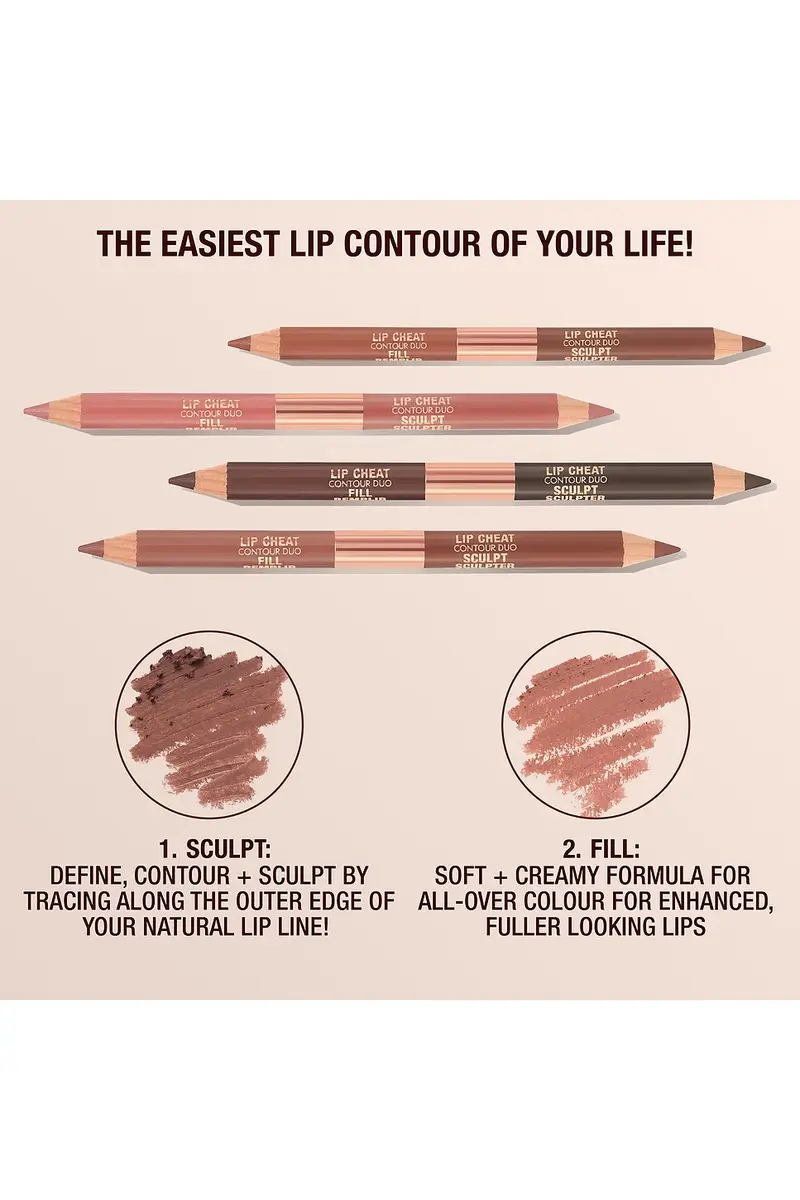 Charlotte Tilbury Supernudes Lip Cheat Long-Lasting Waterproof Lip Liner Duo | Thumbnail 6 Charlotte Tilbury Supernudes Lip Cheat Long-Lasting Waterproof Lip Liner Duo | Thumbnail 6
