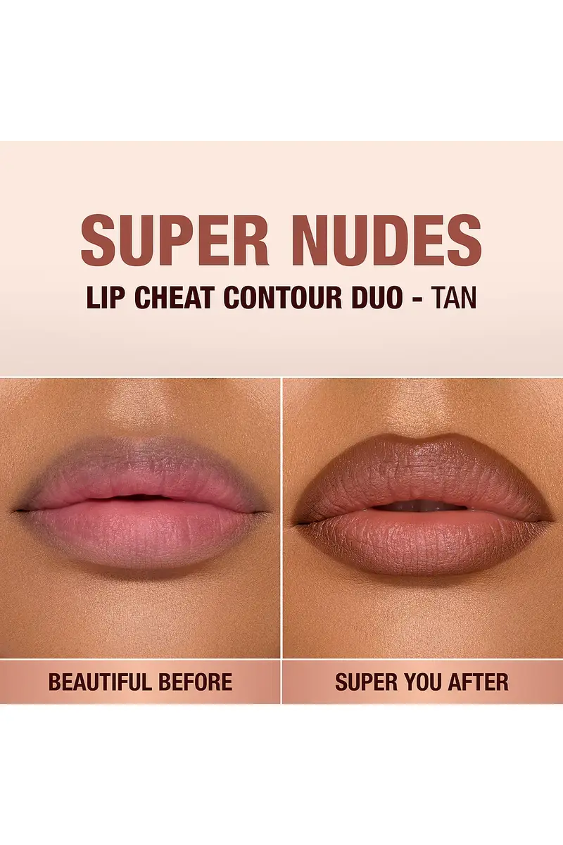 Charlotte Tilbury Supernudes Lip Cheat Long-Lasting Waterproof Lip Liner Duo | Thumbnail 2
