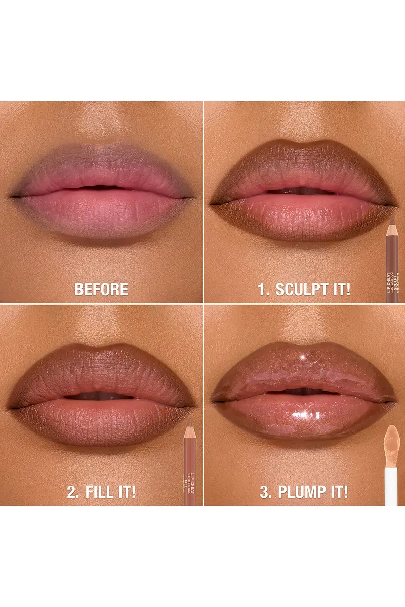Charlotte Tilbury Supernudes Lip Cheat Long-Lasting Waterproof Lip Liner Duo | Thumbnail 4