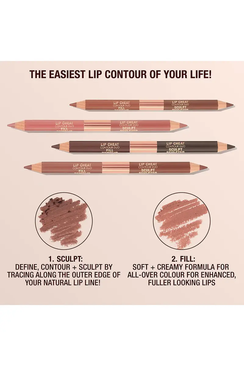 Charlotte Tilbury Supernudes Lip Cheat Long-Lasting Waterproof Lip Liner Duo | Thumbnail 6