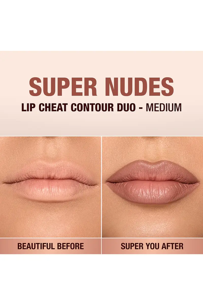 Charlotte Tilbury Supernudes Lip Cheat Long-Lasting Waterproof Lip Liner Duo | Thumbnail 2 Charlotte Tilbury Supernudes Lip Cheat Long-Lasting Waterproof Lip Liner Duo | Thumbnail 2