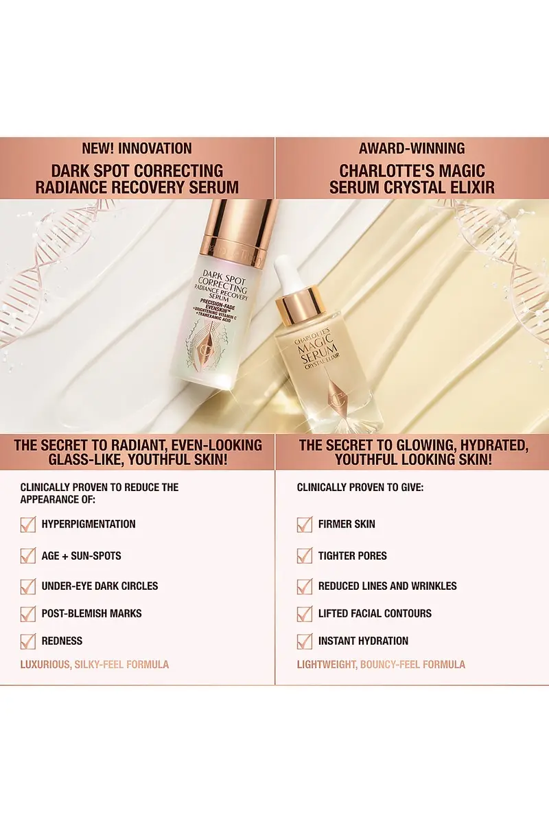 Charlotte Tilbury Dark Spot Correcting Radiance Recovery Serum 30ml | Thumbnail 6 Charlotte Tilbury Dark Spot Correcting Radiance Recovery Serum 30ml | Thumbnail 6