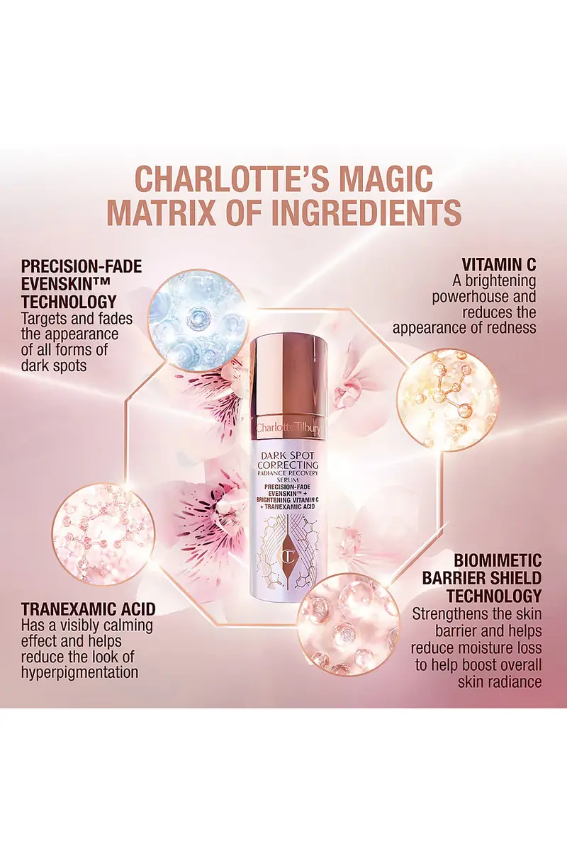 Charlotte Tilbury Dark Spot Correcting Radiance Recovery Serum 30ml | Thumbnail 7 Charlotte Tilbury Dark Spot Correcting Radiance Recovery Serum 30ml | Thumbnail 7