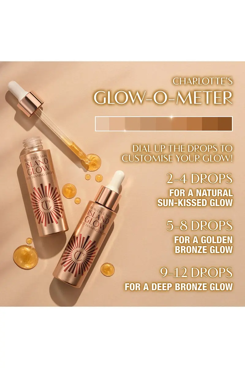 Charlotte Tilbury Beautiful Skin Island Glow Easy Tanning Drops | Thumbnail 3