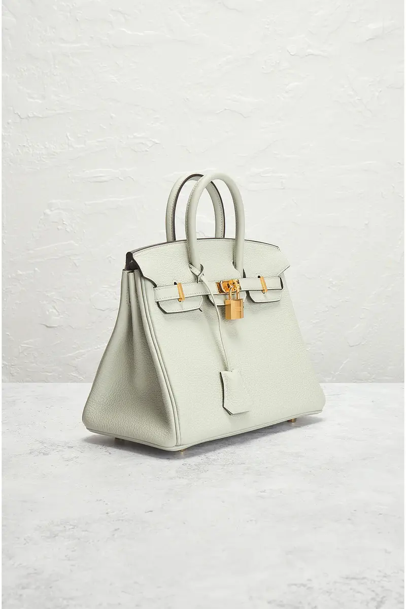 HERMÈS Hermes Clemence Birkin 25 Handbag | Thumbnail 4 HERMÈS Hermes Clemence Birkin 25 Handbag | Thumbnail 4
