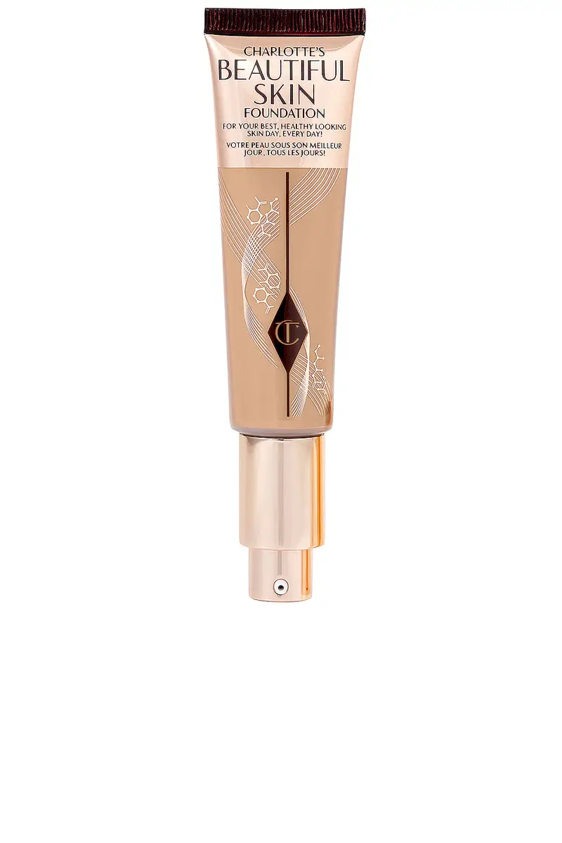 Charlotte Tilbury Charlotte's Beautiful Skin Medium Coverage Liquid Foundation with Hyaluronic Acid | Image 1 Charlotte Tilbury Charlotte's Beautiful Skin Medium Coverage Liquid Foundation with Hyaluronic Acid | Image 1
