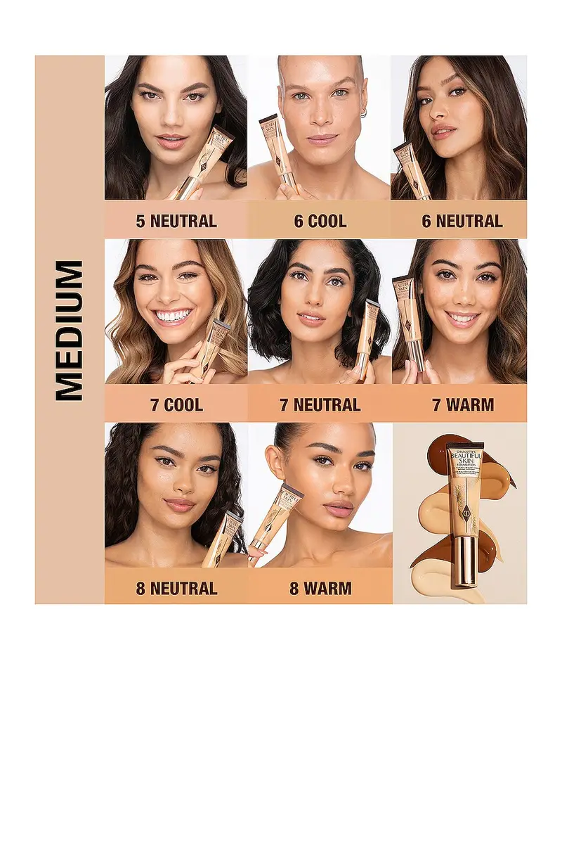 Charlotte Tilbury Charlotte's Beautiful Skin Medium Coverage Liquid Foundation with Hyaluronic Acid | Thumbnail 4 Charlotte Tilbury Charlotte's Beautiful Skin Medium Coverage Liquid Foundation with Hyaluronic Acid | Thumbnail 4