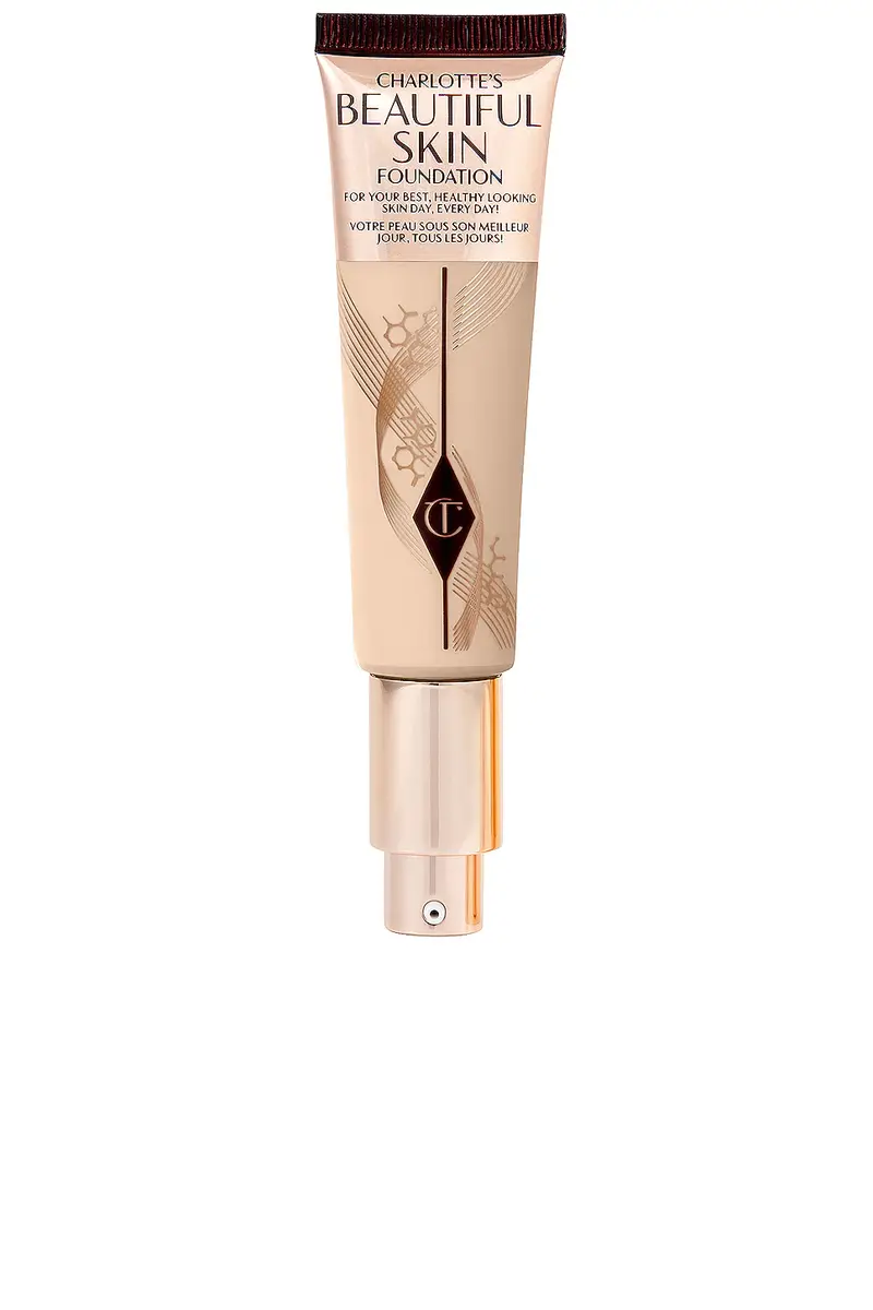 Charlotte Tilbury Charlotte's Beautiful Skin Medium Coverage Liquid Foundation with Hyaluronic Acid | Image 1 Charlotte Tilbury Charlotte's Beautiful Skin Medium Coverage Liquid Foundation with Hyaluronic Acid | Image 1