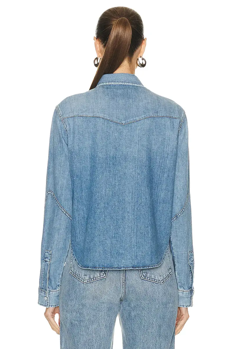 Citizens of Humanity Cropped Western Shirt | Thumbnail 3