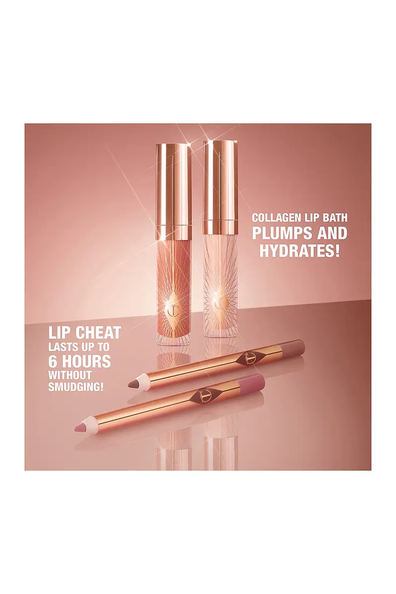 Charlotte Tilbury Glossy Nude Pink Lip Duo | Thumbnail 3