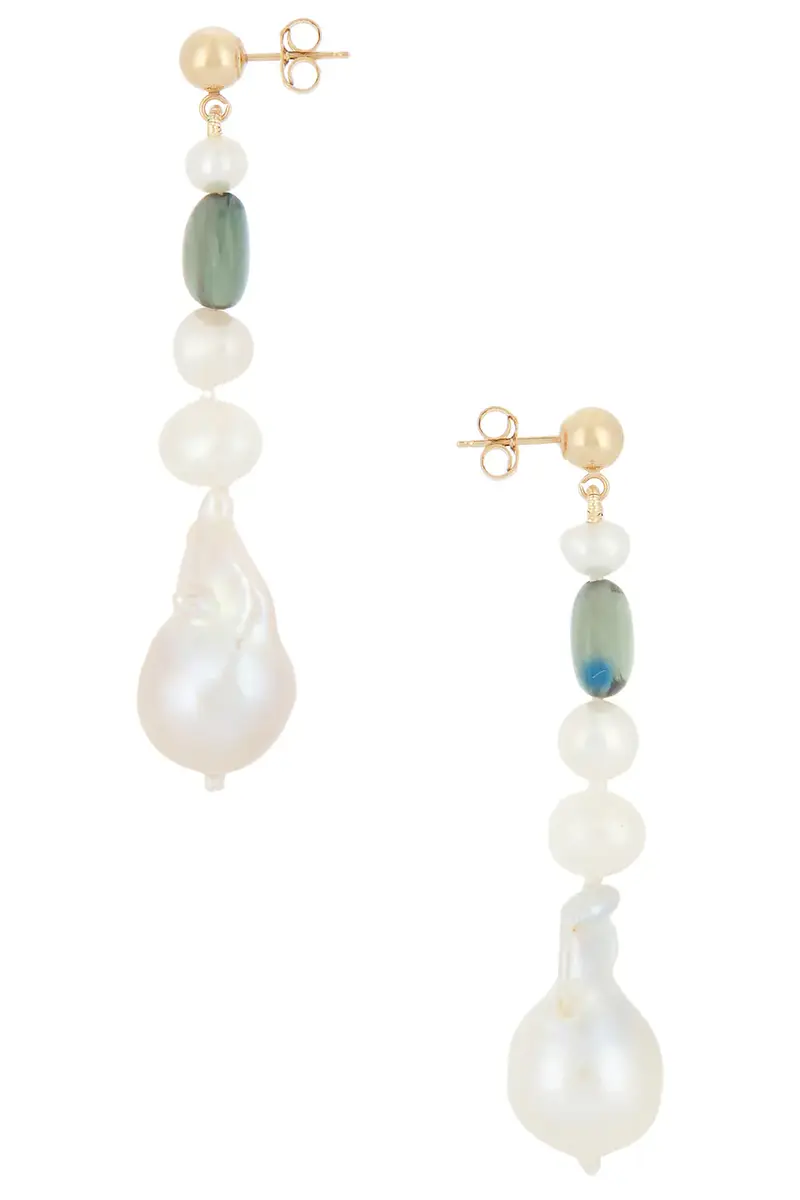 Loren Stewart Poet Pearl Earrings | Thumbnail 3 Loren Stewart Poet Pearl Earrings | Thumbnail 3