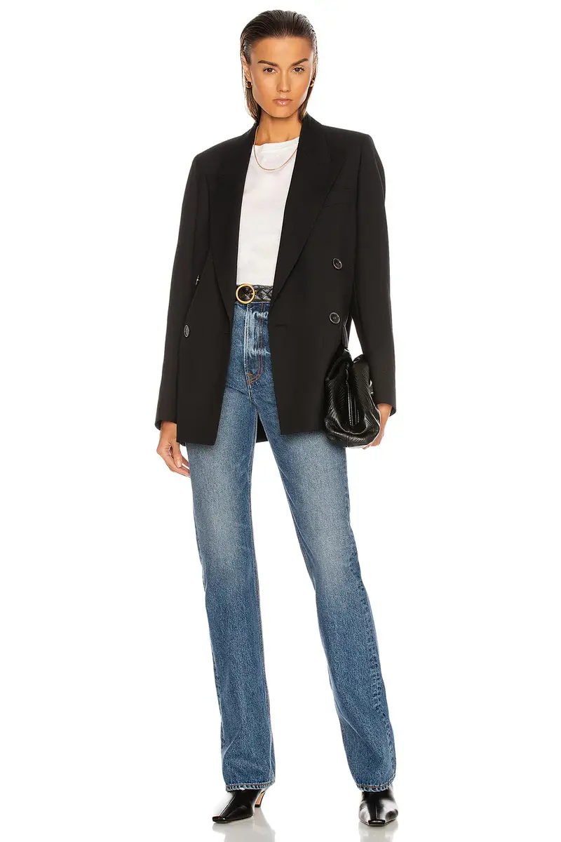 GRLFRND x Sophia Kelly Melanie High Rise Boot Cut Jeans | Thumbnail 4