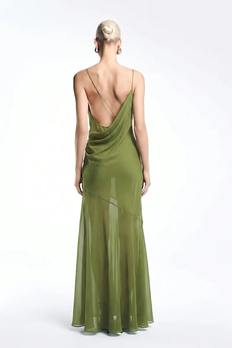 REVOLVE LOS ANGELES Siagre Silk Backless Gown | Thumbnail 4 REVOLVE LOS ANGELES Siagre Silk Backless Gown | Thumbnail 4